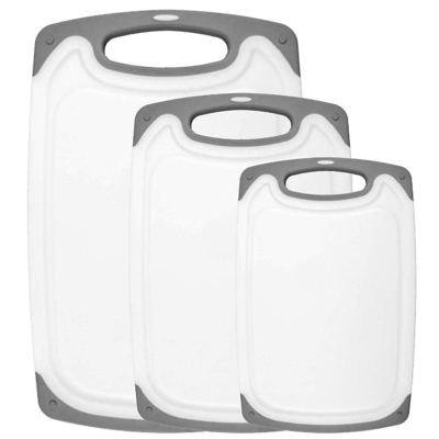 Maniglie di spezzettamento di plastica libere 676g di Juice Grooves With Easy Grip del tagliere della cucina di BPA
