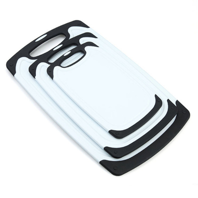 Maniglie di spezzettamento di plastica libere 676g di Juice Grooves With Easy Grip del tagliere della cucina di BPA