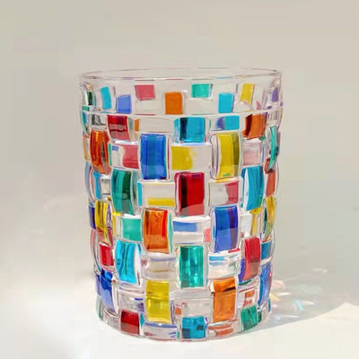 Mosaico variopinto Crystal Glass Cup Mug di stile dell'Istituto centrale di statistica per il whiskey 270ml del caffè espresso