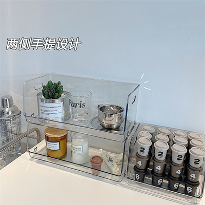 cancelleria acrilica di For Cosmetic Jewelry dell'organizzatore dei silos di immagazzinamento della radura 18L