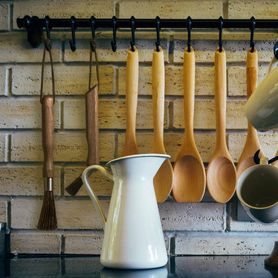 Barista naturale di Cleaning Brush For del macinacaffè del caffè espresso di legno della noce