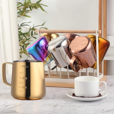 Barista essenziale Tools Coffee Picher 350ml /12oz di acciaio inossidabile dell'oro
