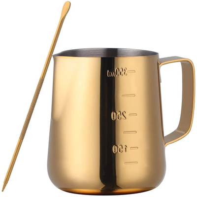 Barista essenziale Tools Coffee Picher 350ml /12oz di acciaio inossidabile dell'oro