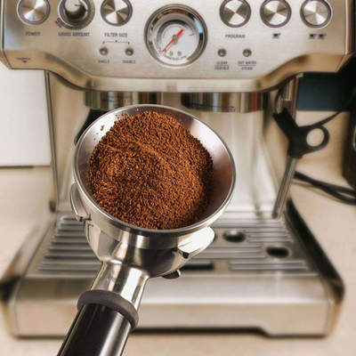 Caffè di acciaio inossidabile che dosa il caffè espresso dell'anello 54mm che dosa imbuto