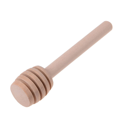 Utensili di bambù Honey Sticks Dipper di legno della cucina del favo a 3 pollici