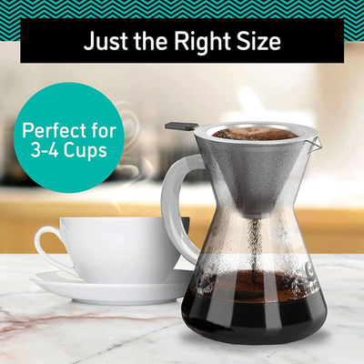 Fabbricante di birra essenziale moderno Pour Over Set 14Oz di Tools Drip Coffee di barista