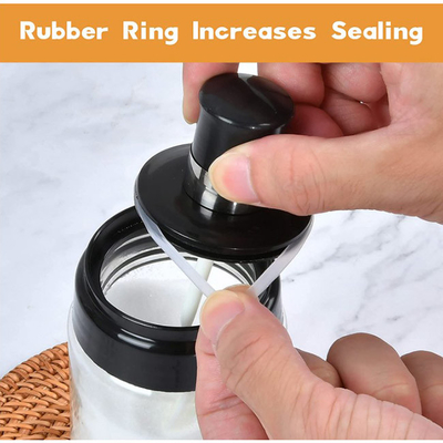 la cucina Sugar Salt Spice Storage Containers stona con il cucchiaio