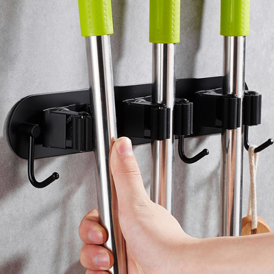 Organizzatore Storage For Brushes della scopa del garage e del supporto di zazzera e zazzere