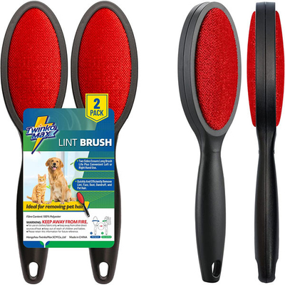 Il doppio ha parteggiato vestiti magici del residuo di stoffa la spazzola del rullo che del dispositivo di rimozione dei capelli per i vestiti riveste il tappeto