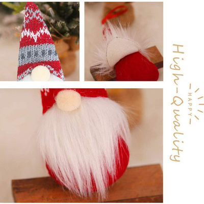 Il Natale fatto a mano di Halloween orna gli Gnomi della peluche per l'albero di natale