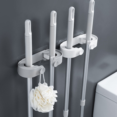 Zazzera dell'ABS e supporto di plastica della parete del supporto della scopa per la cucina domestica del bagno