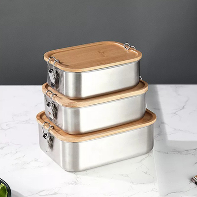 Contenitore di alimento della scatola di pranzo del compartimento dei bambini di acciaio inossidabile multi per scuola