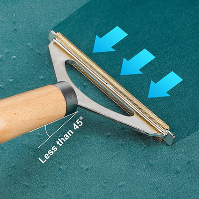 Rullo di legno del dispositivo di rimozione dei capelli dei vestiti del residuo di stoffa della lanugine della maniglia per i capelli dell'animale domestico dei vestiti