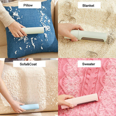 Dispositivo di rimozione di plastica riutilizzabile della spazzola del residuo di stoffa della pelliccia per il cane Cat Carpet Clothes