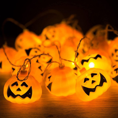 Luci all'aperto dell'interno della corda della zucca degli ornamenti LED di Natale di Halloween