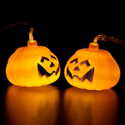 Luci all'aperto dell'interno della corda della zucca degli ornamenti LED di Natale di Halloween