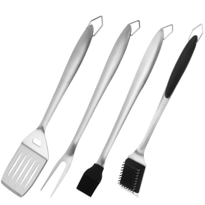 Gli strumenti e gli accessori resistenti del BARBECUE hanno messo grigliando per il cortile all'aperto