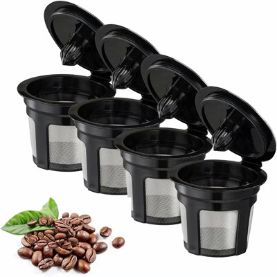 Filtri da caffè riutilizzabili universali in acciaio inossidabile ecologici